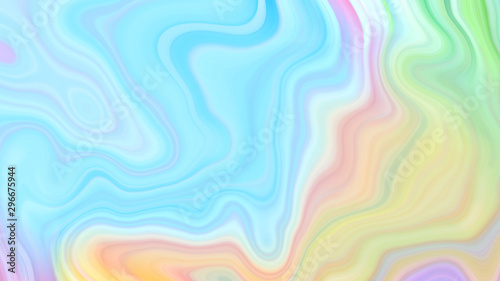 Swirl lines of pastel color marble texture for a background. photo