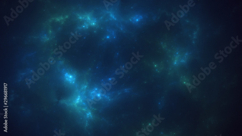Fractal 3D rendering abstract light surreal background