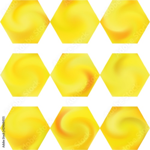 Collection of hexagonal mesh backgrounds.