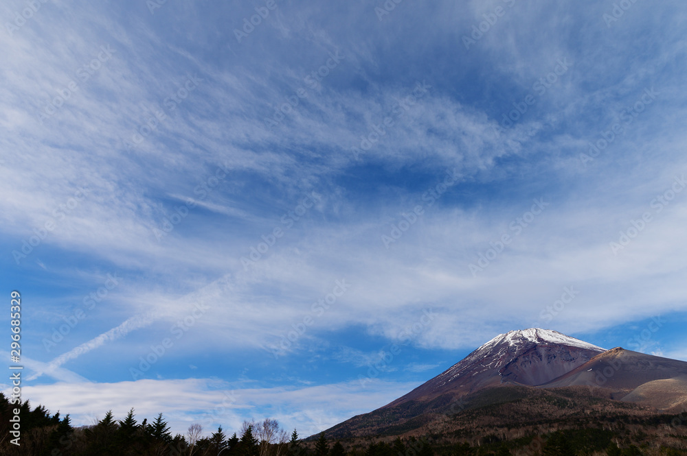 水ヶ塚から見た富士山