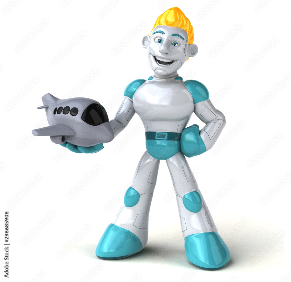 Robot - 3D Illustration Robot - 3D Illustration