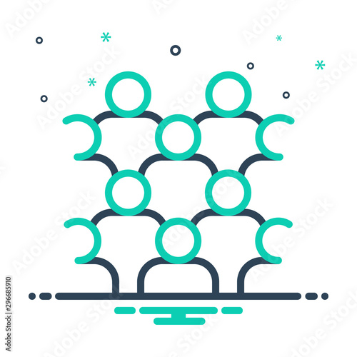 mix icon for mass collective 