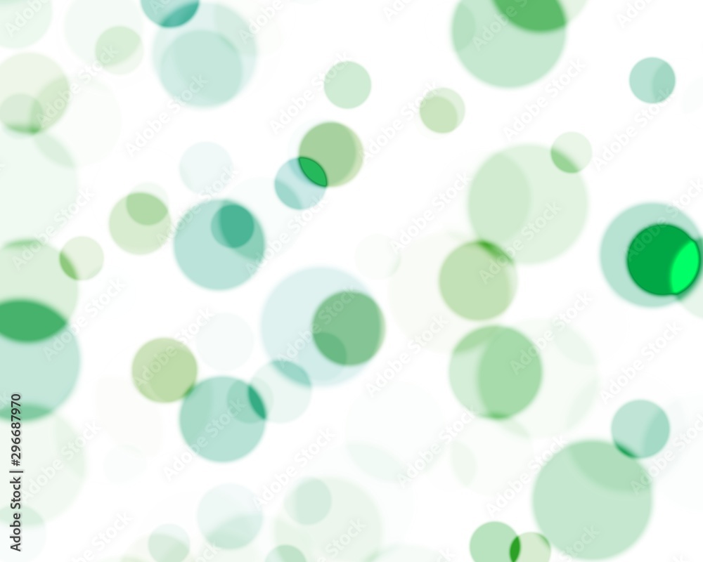 Colorful bubbles on white background, abstract background use for