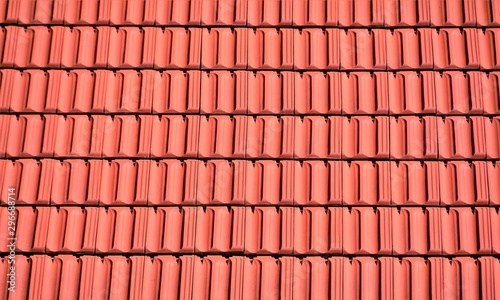 Uniform tiles on the roof