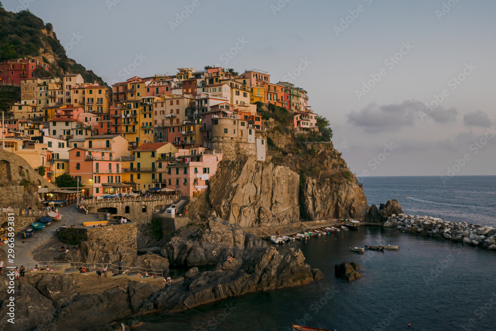 Manarola, the famous city of Cinque Terre National Park, Italy