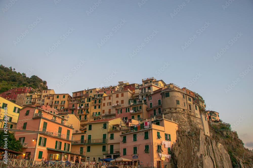 Manarola, the famous city of Cinque Terre National Park, Italy