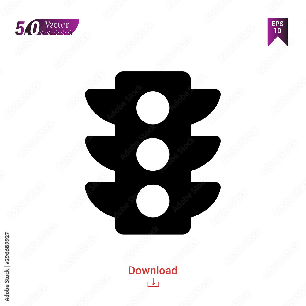 Outline Black traffic-light icon vector isolated on white background. Popular icons for 2019 year. ui-kit-collection. Graphic design, mobile application, logo, user interface. EPS 10 format vector Outline Black traffic-light icon vector isolated on white background. Popular icons for 2019 year. ui-kit-collection. Graphic design, mobile application, logo, user interface. EPS 10 format vector