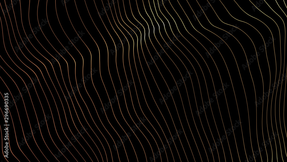 Lines Background. Abstract line. Striped pattern, Curve neon element. Dynamic backdrop. Presentation cover.Gold color Lines Background. Abstract line. Striped pattern, Curve neon element. Dynamic backdrop. Presentation cover.Gold color