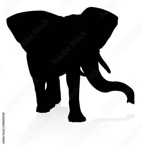 An elephant safari animal s...