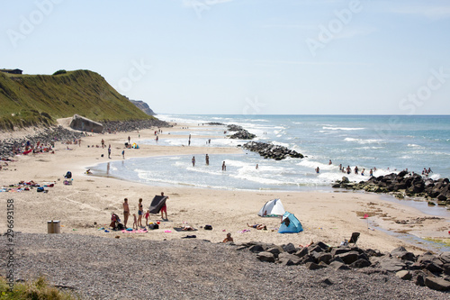 Summer by the beach in Lønstrup, Denmark