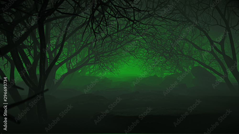 3D illustration Background for advertising and wallpaper in scary and halloween party scene. 3D rendering in decorative concept. 3D illustration Background for advertising and wallpaper in scary and halloween party scene. 3D rendering in decorative concept.