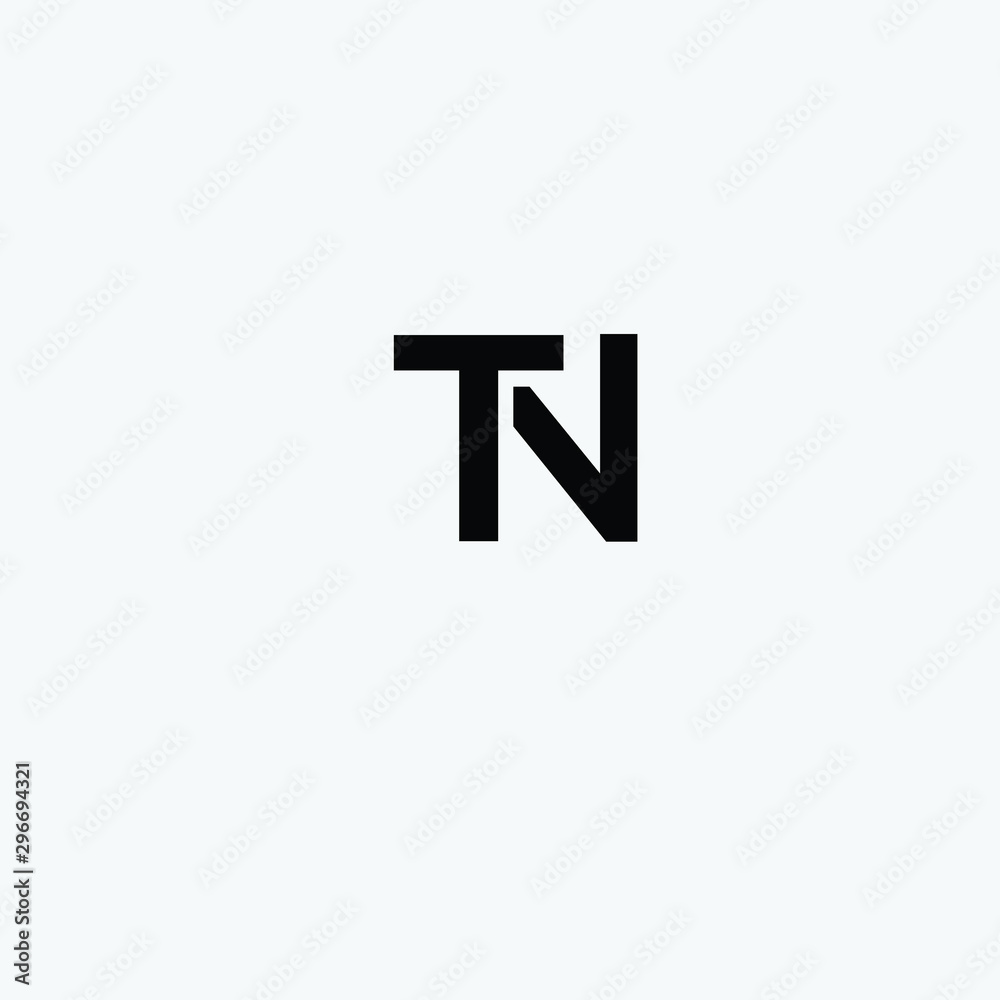 TN initials letter icon logo vector in black free download TN initials letter icon logo vector in black free download