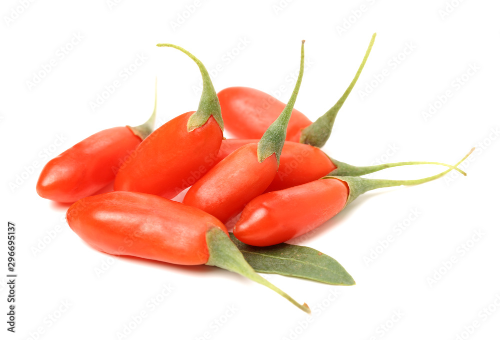 Goji berry isolated on white background Goji berry isolated on white background