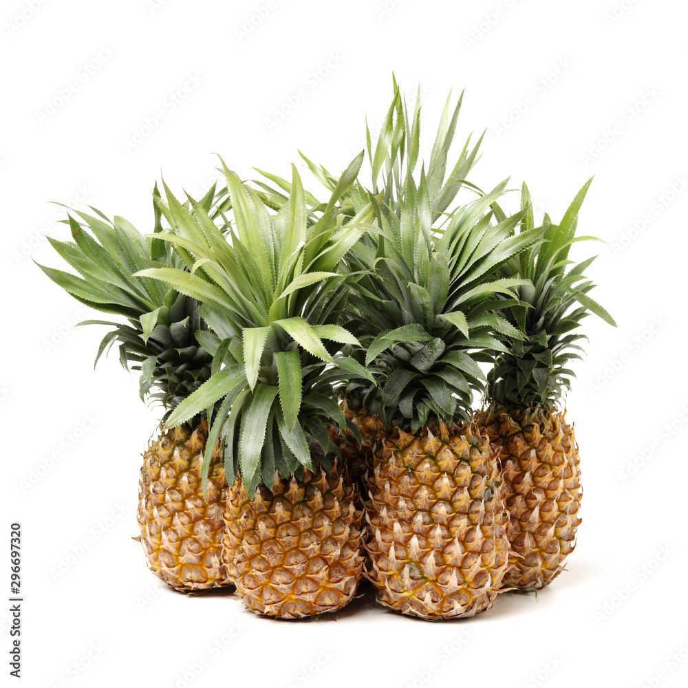 Fototapeta premium Pineapple on a white background