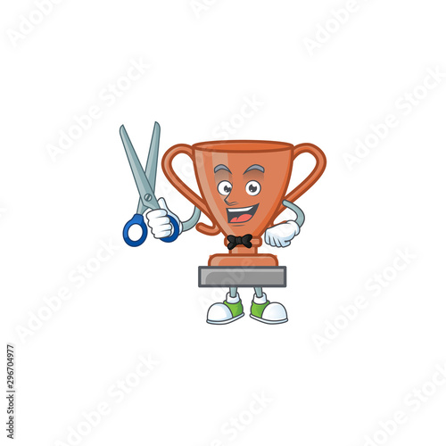 Barber bronze trophy for the third winner.