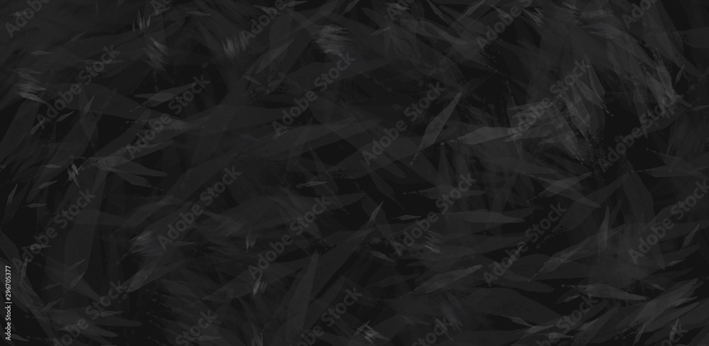 Obraz premium Black background with watercolour paint strokes