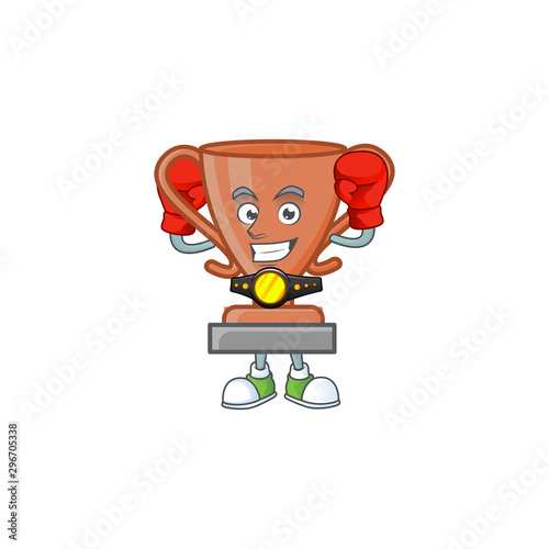 Boxing bronze trophy for the third winner.
