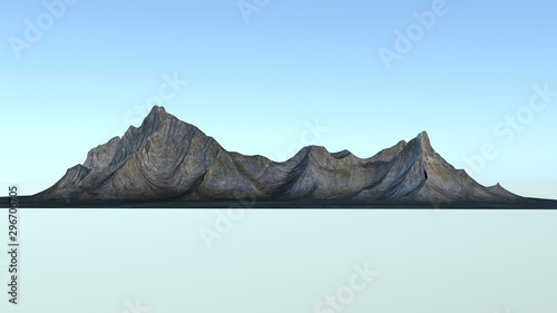 3D Mountain © Metha