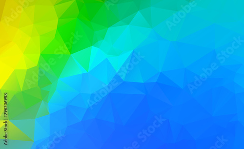 Abstract multicolor emerald green background. Vector polygonal design illustrator