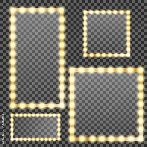 Makeup mirror isolated