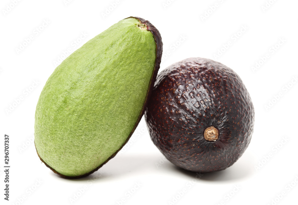 Avocado on a white background Avocado on a white background