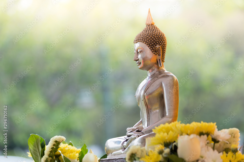 statue of buddha in thailand - obrazy, fototapety, plakaty 