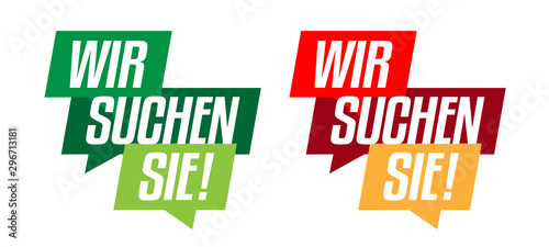 Wir suchen Sie