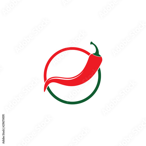 Hot Chili vector icon illustration