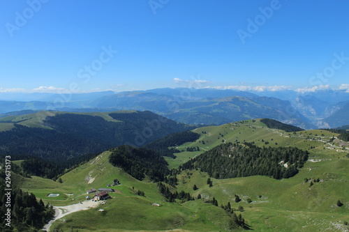 landscape with mountains and blue sky of Monte Grappa  landscape  mountain  sky  nature  mountains  green  hill  panorama  blue  view  tree  forest  beatiful  alberi  montagna  cielo  natura  collina 