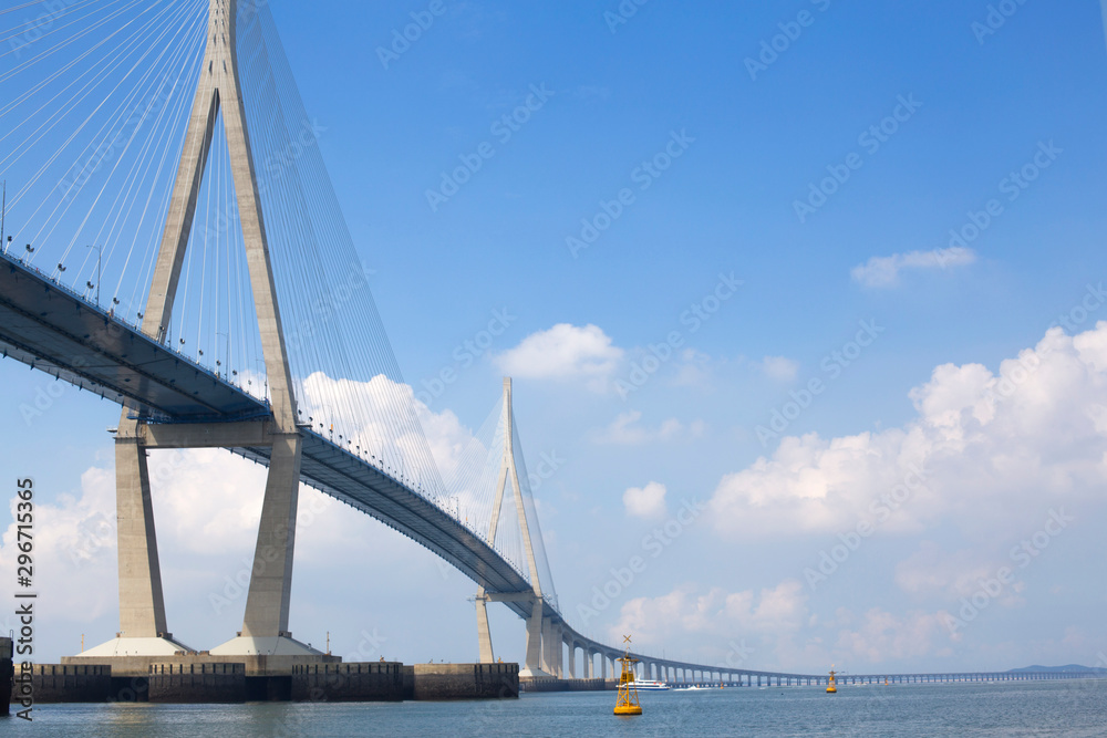 Obraz premium Incheon Bridge scenery. Republic of Korea.