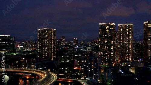 Wallpaper Mural 夜の高速道路　空撮 Torontodigital.ca