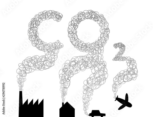 CO 2 emissions trading , use of carbon dioxide. Suitable for environmentalism, climate change, ecology