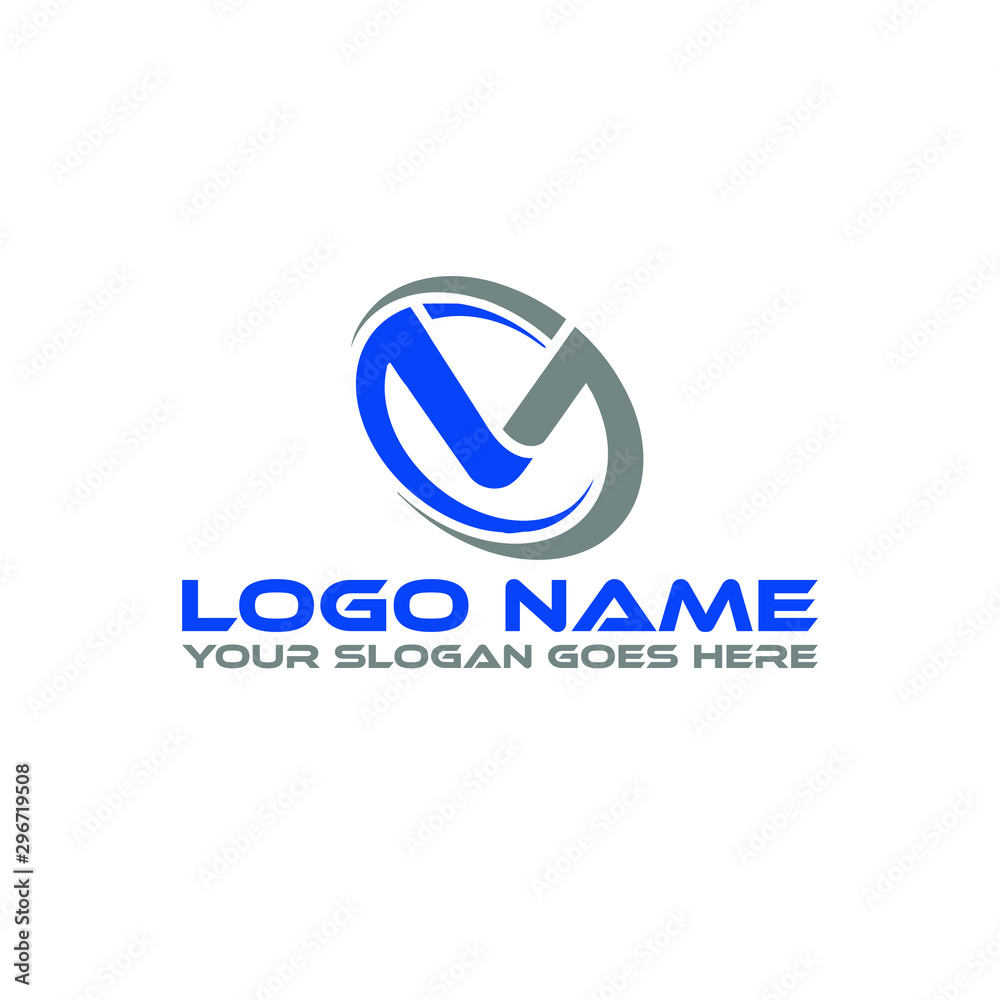 Initial and letter V monogram logo design and IDENTITY DESIGN - Vector Initial and letter V monogram logo design and IDENTITY DESIGN - Vector