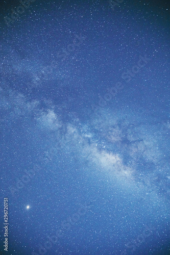 Milky Way stars photographed with astronomical telescope. My astronomy work.