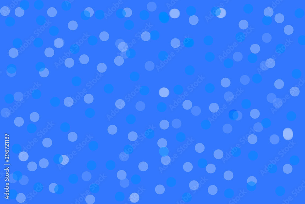 simple abstract blue background with circles of light, bubbles