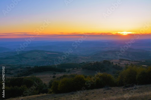 A sunrise over the hills © sebi_2569