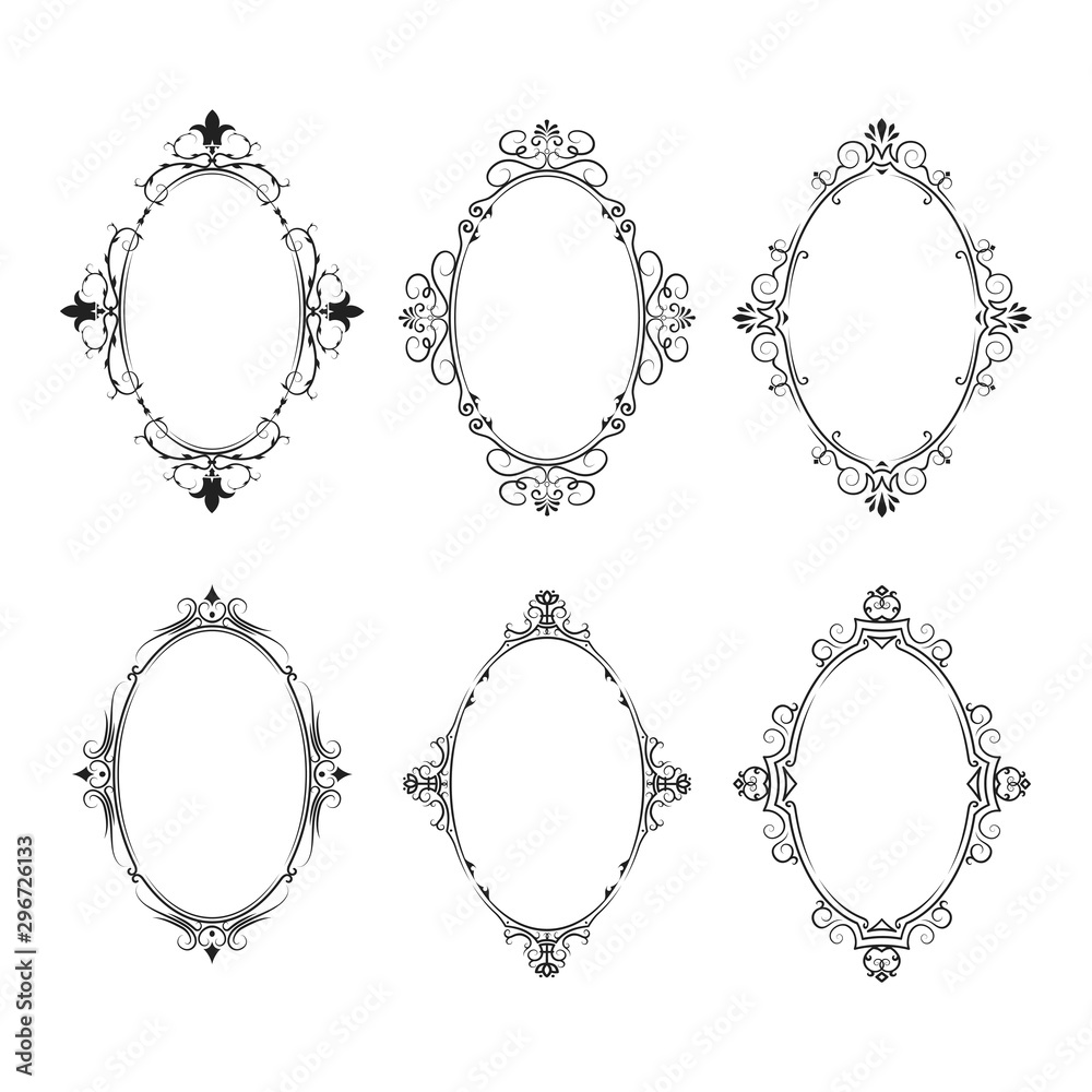 Oval Filigree Frame