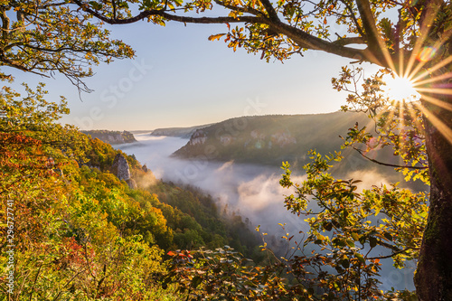 Sonnenaufgang vom Eichfelsen