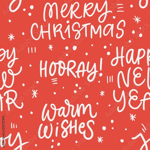 merry christmas background with lettering