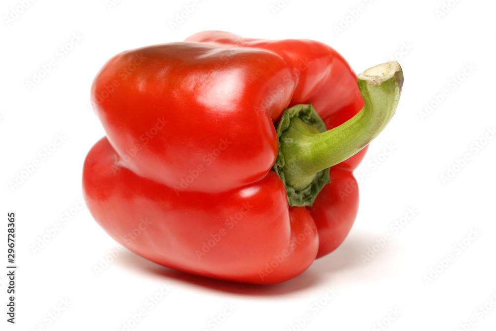 fresh bell pepper (capsicum) on white background fresh bell pepper (capsicum) on white background