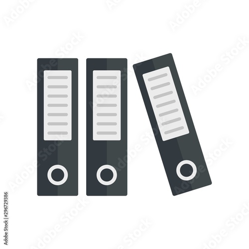 Archive folder icon. Flat illustration of archive folder vector icon for web design