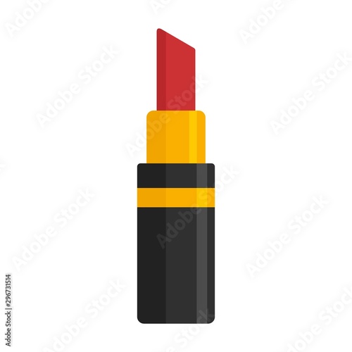 Fashion lipstick icon. Flat illustration of fashion lipstick vector icon for web design