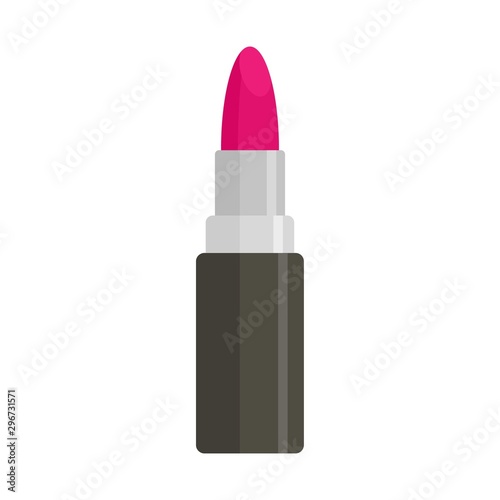 Female lipstick icon. Flat illustration of female lipstick vector icon for web design
