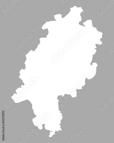 Karte von Hessen