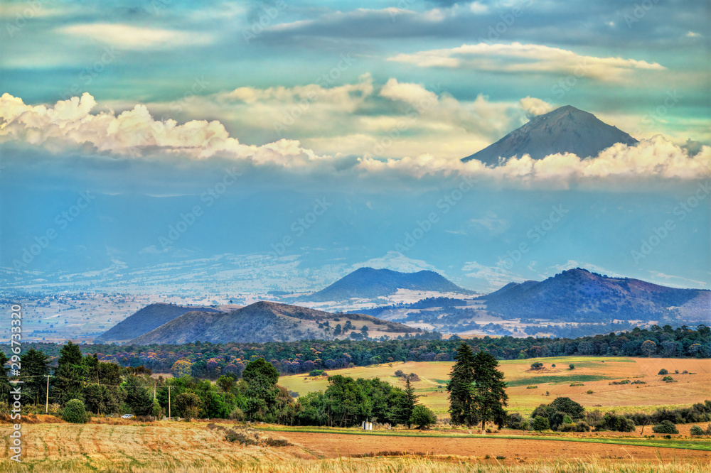 Popocatepetl Volcano in Mexico