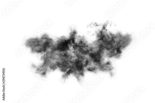 Cloud isolated on white background,Textured Smoke,Brush clouds,Abstract black