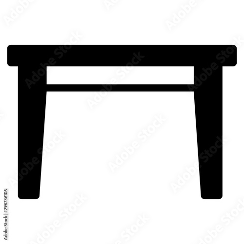 Side table or decoration purpose household use vector icon