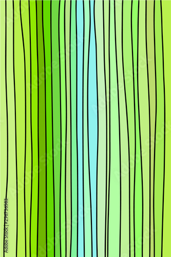 Lines hand drawn vector background palette of yellow green colors