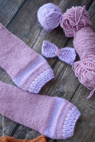 Warm and soft girl socks, winter fashion, made of wool