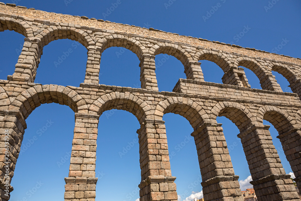 Segovia aqueduct ruins